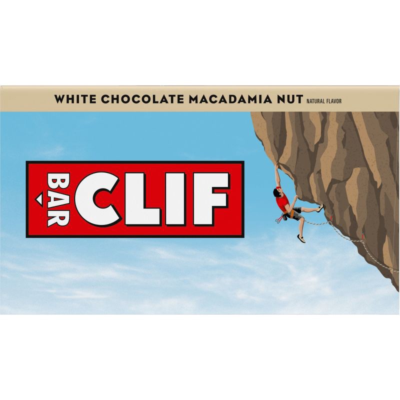 slide 9 of 12, CLIF Bar White Chocolate Macadamia Nut - 24oz/10pk, 24 oz, 10 ct