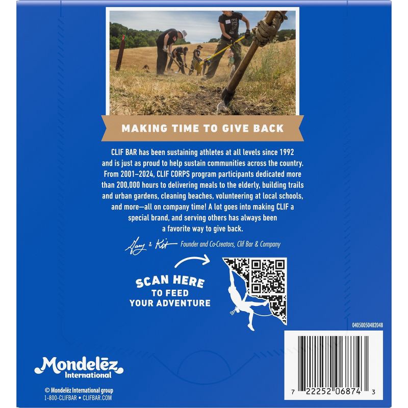 slide 2 of 14, CLIF Bar Chocolate Chip Granola Plant-Based Soy Protein Bar Made with Organic Oats - 10g Protein - 12oz/5ct, 10 gram, 12 oz, 5 ct