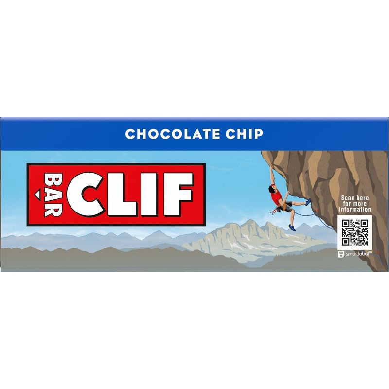 slide 10 of 14, CLIF Bar Chocolate Chip Granola Plant-Based Soy Protein Bar Made with Organic Oats - 10g Protein - 12oz/5ct, 10 gram, 12 oz, 5 ct