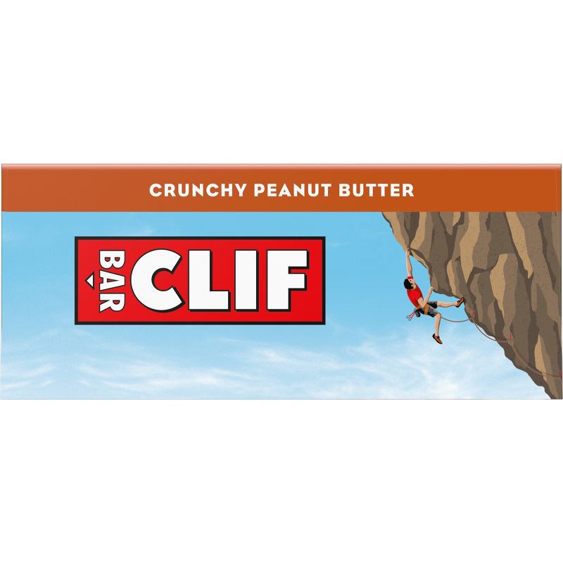 slide 17 of 17, CLIF Bar Crunchy Peanut Butter Granola Plant-Based Soy Protein Bar Made with Organic Oats - 11g Protein - 24oz/10ct, 11 gram, 24 oz, 10 ct