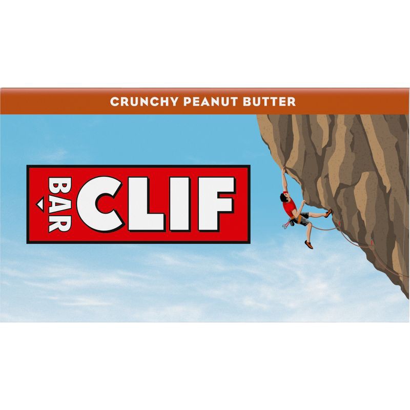 slide 8 of 12, CLIF Bar Crunchy Peanut Butter - 24oz/10pk, 24 oz, 10 ct