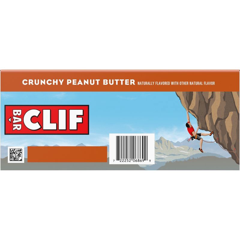 slide 10 of 17, CLIF Bar Crunchy Peanut Butter Granola Plant-Based Soy Protein Bar Made with Organic Oats - 11g Protein - 24oz/10ct, 11 gram, 24 oz, 10 ct