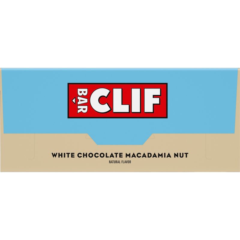 slide 7 of 14, CLIF Bar White Chocolate Macadamia Nut Granola Plant-Based Soy Protein Bar Made with Organic Oats - 9g Protein - 12oz/5ct, 9 gram, 12 oz, 5 ct