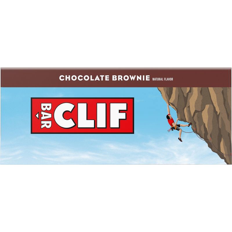 slide 6 of 15, CLIF Bar Chocolate Brownie Granola Plant-Based Soy Protein Bar Made with Organic Oats - 10g Protein - 24oz/10ct, 10 gram, 24 oz, 10 ct
