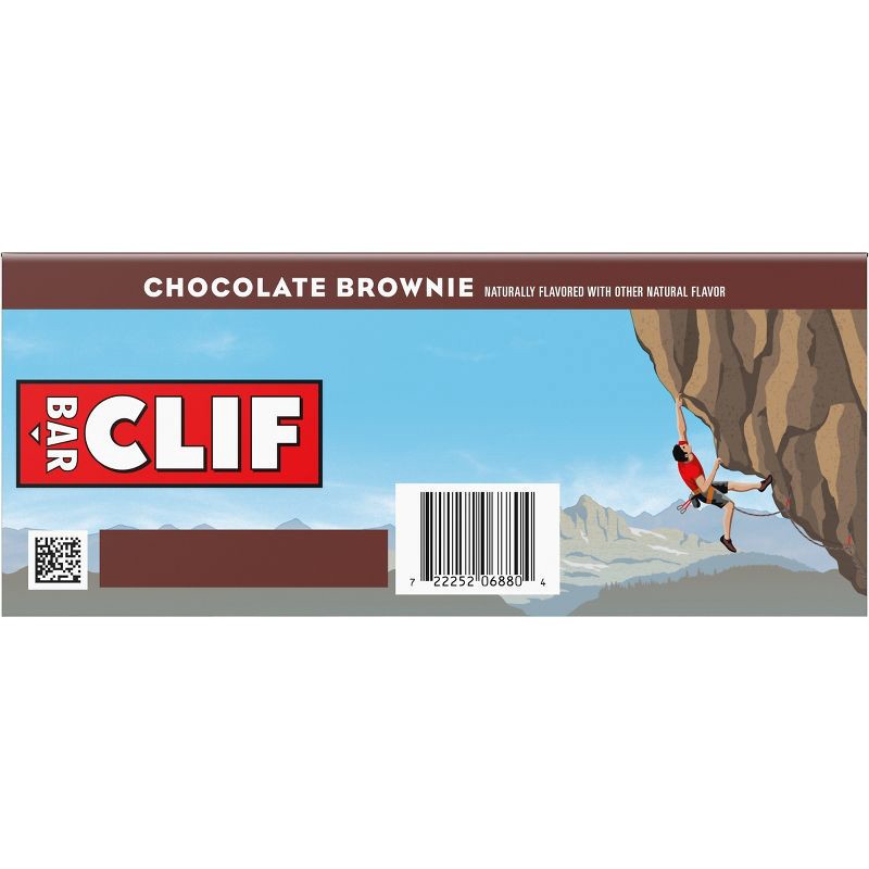 slide 9 of 15, CLIF Bar Chocolate Brownie Granola Plant-Based Soy Protein Bar Made with Organic Oats - 10g Protein - 24oz/10ct, 10 gram, 24 oz, 10 ct