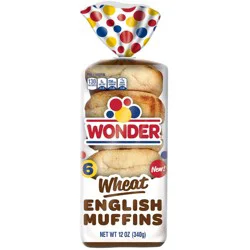 Wonder Wheat English Muffin - 12oz