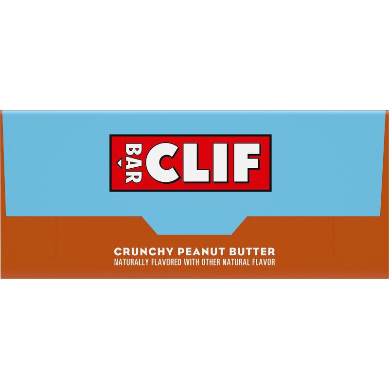 slide 13 of 15, CLIF Bar Crunchy Peanut Butter Granola Plant-Based Soy Protein Bar Made with Organic Oats - 11g Protein - 12oz/5ct, 11 gram, 12 oz, 5 ct