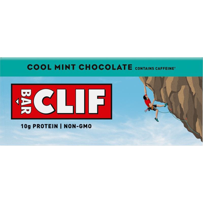 slide 8 of 10, Clif Bar Cool Mint Chocolate Bars - 12oz/5ct, 12 oz, 5 ct