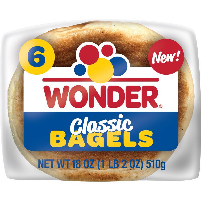slide 14 of 14, Wonder Classic Bagels - 18oz, 18 oz