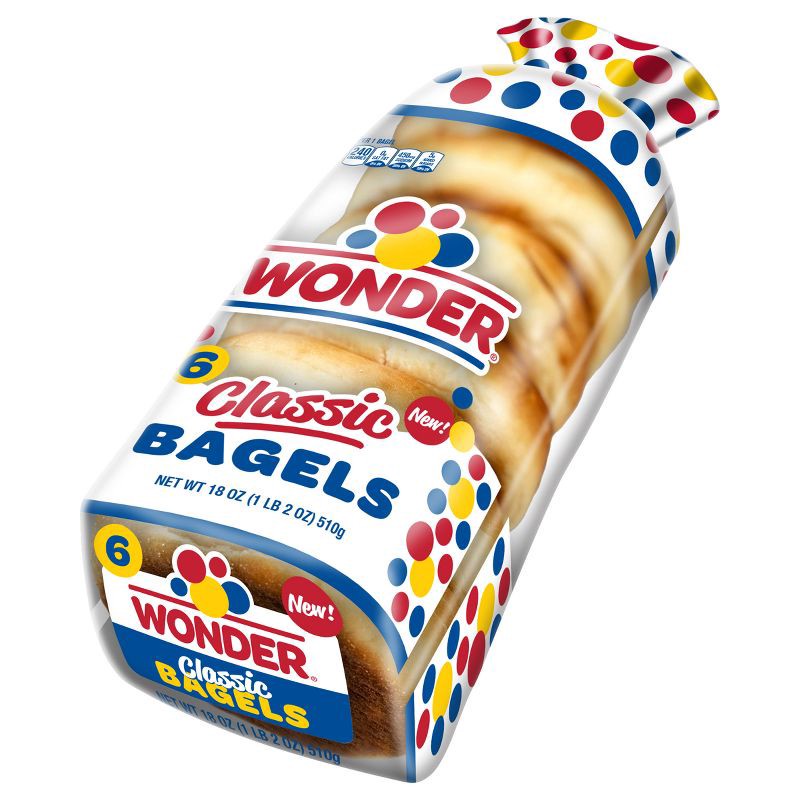 slide 10 of 14, Wonder Classic Bagels - 18oz, 18 oz