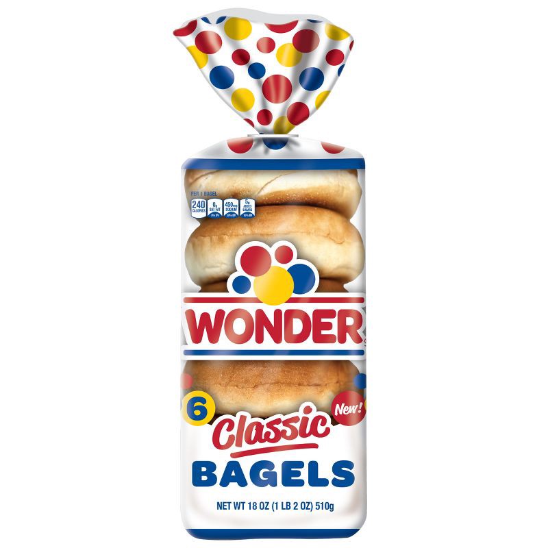 slide 1 of 14, Wonder Classic Bagels - 18oz, 18 oz