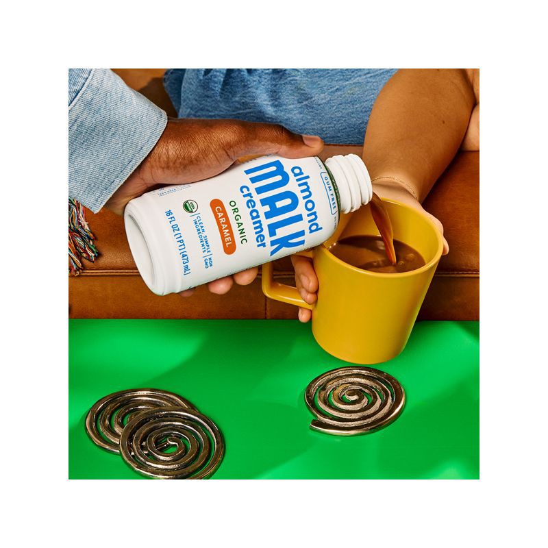 slide 4 of 5, MALK Organics MALK Caramel Almond Creamer - 16 fl oz, 16 fl oz