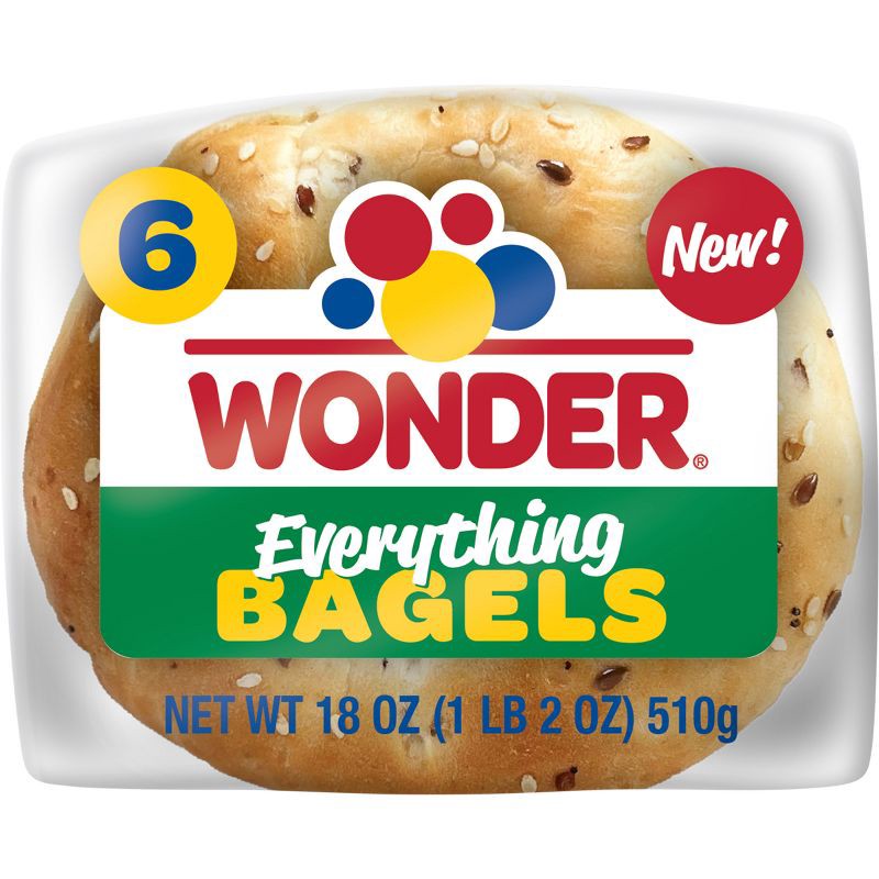 slide 13 of 13, Wonder Everything Bagels - 18oz, 18 oz
