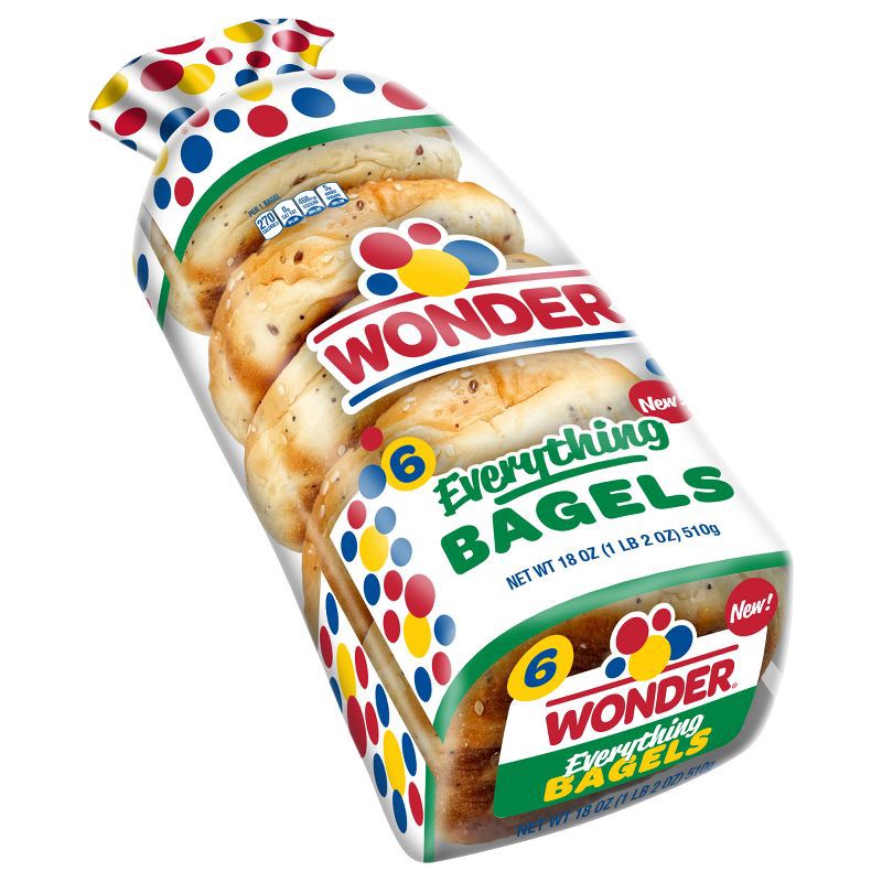 slide 8 of 13, Wonder Everything Bagels - 18oz, 18 oz