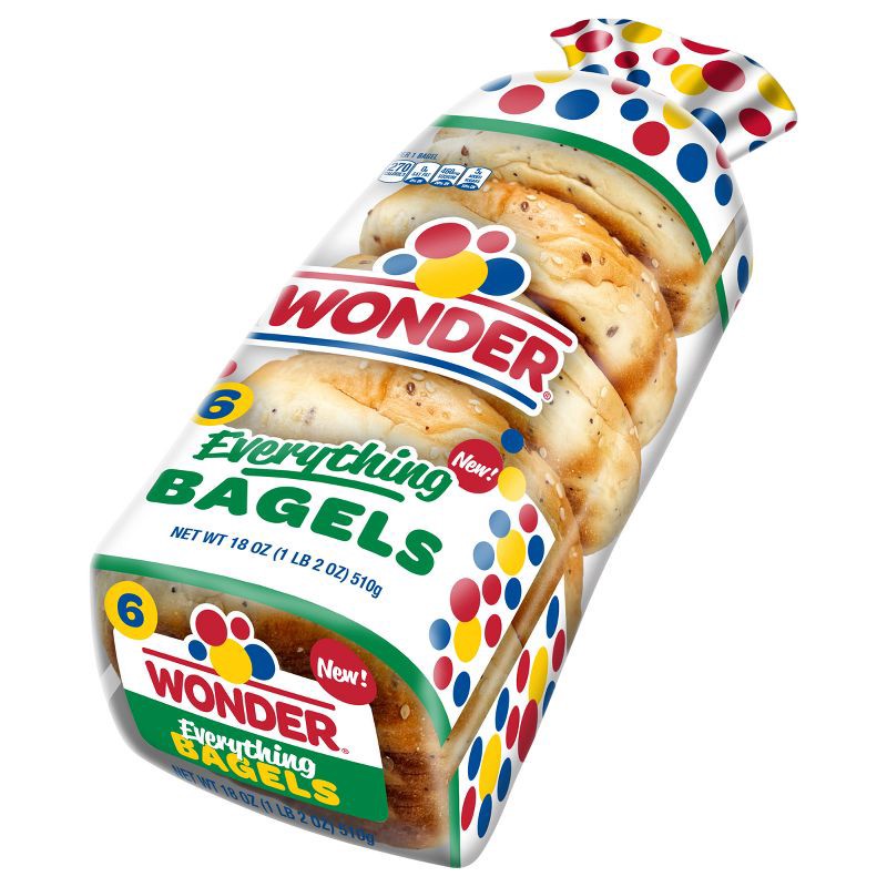 slide 9 of 13, Wonder Everything Bagels - 18oz, 18 oz