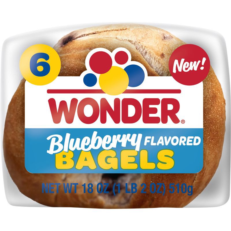 slide 13 of 13, Wonder Blueberry Bagels - 18oz, 18 oz