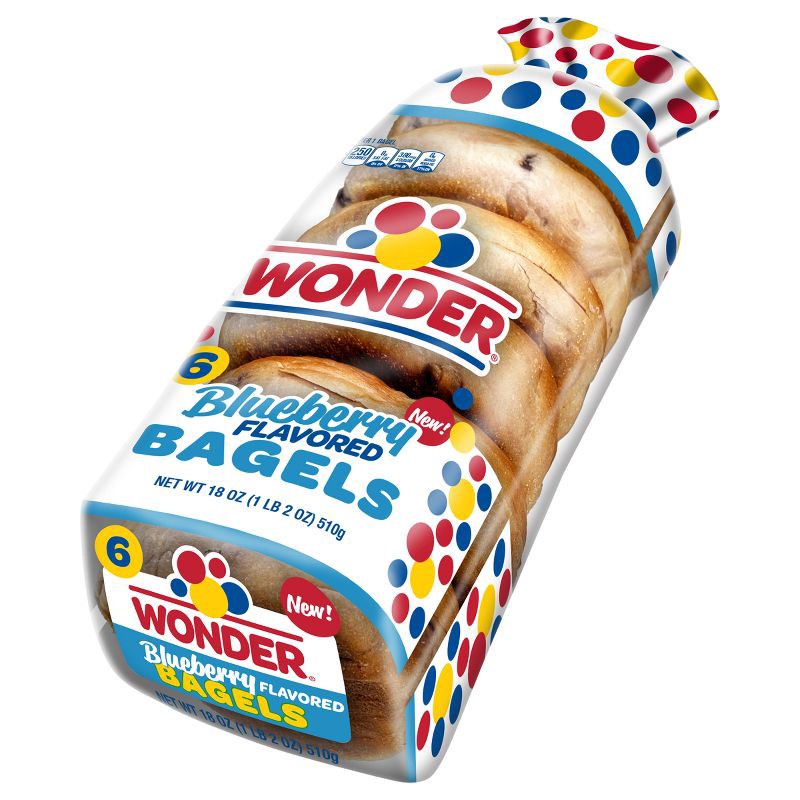 slide 9 of 13, Wonder Blueberry Bagels - 18oz, 18 oz