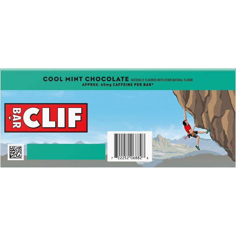 slide 9 of 15, CLIF Bar Cool Mint Chocolate Granola Plant-Based Soy Protein Bar Made with Organic Oats - 10g Protein - 24oz/10ct, 10 gram, 24 oz, 10 ct