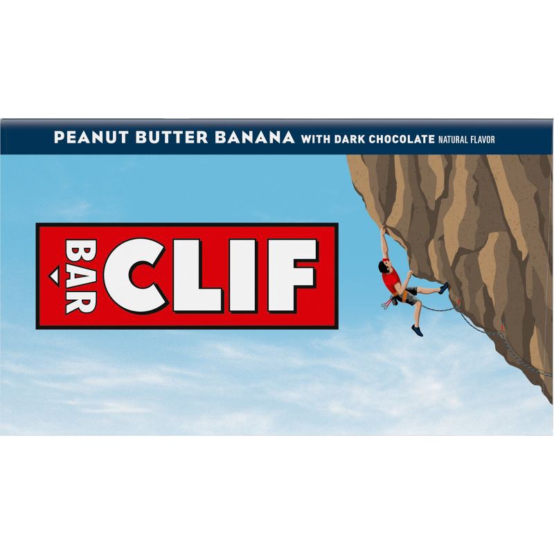 slide 14 of 14, CLIF Bar Peanut Butter Banana with Dark Chocolate Granola Plant-Based Soy Protein Bar Made with Organic Oats - 10g Protein - 24oz/10ct, 10 gram, 24 oz, 10 ct