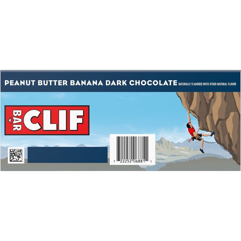 slide 9 of 14, CLIF Bar Peanut Butter Banana with Dark Chocolate Granola Plant-Based Soy Protein Bar Made with Organic Oats - 10g Protein - 24oz/10ct, 10 gram, 24 oz, 10 ct