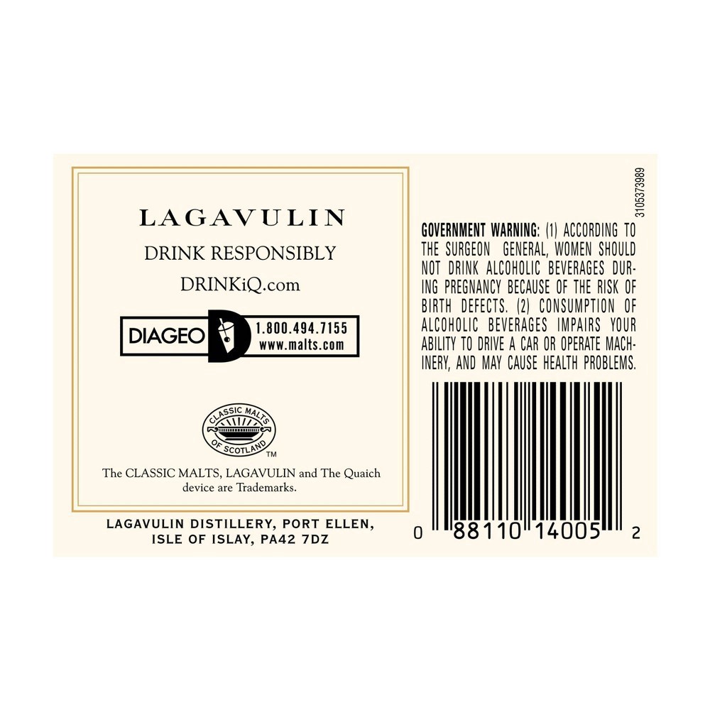 slide 2 of 11, Lagavulin 16 Year Old Islay Single Malt Scotch Whisky, 750 mL, 750 ml