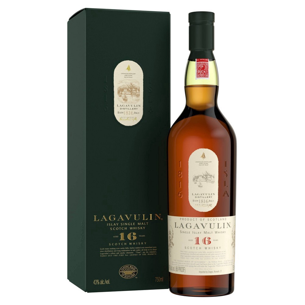 slide 7 of 11, Lagavulin 16 Year Old Islay Single Malt Scotch Whisky, 750 mL, 750 ml