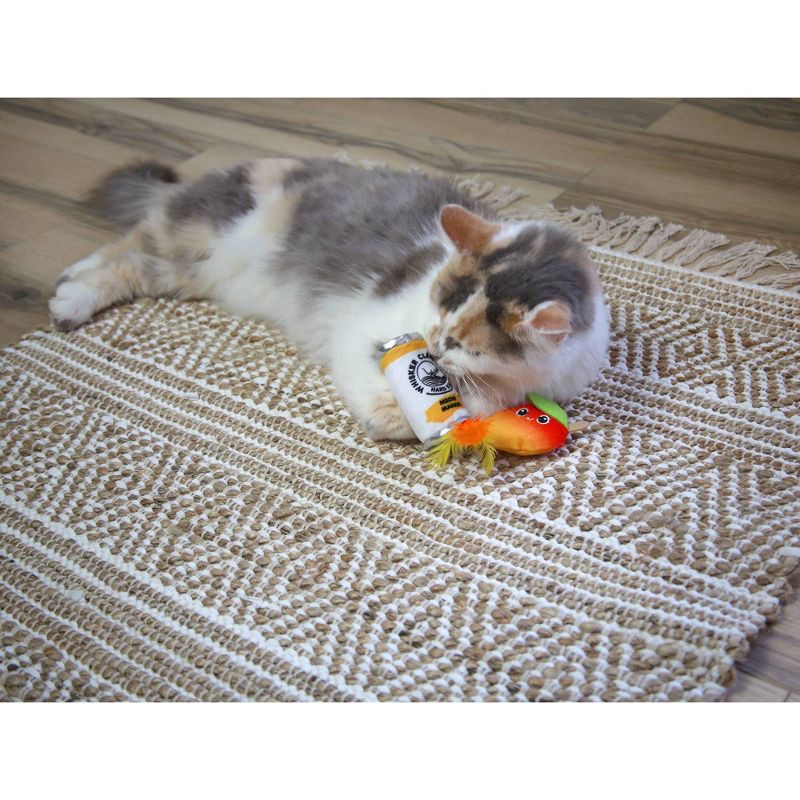 slide 6 of 6, Quirky Kitty Whisker Claw Cat Plush Toy, 1 ct