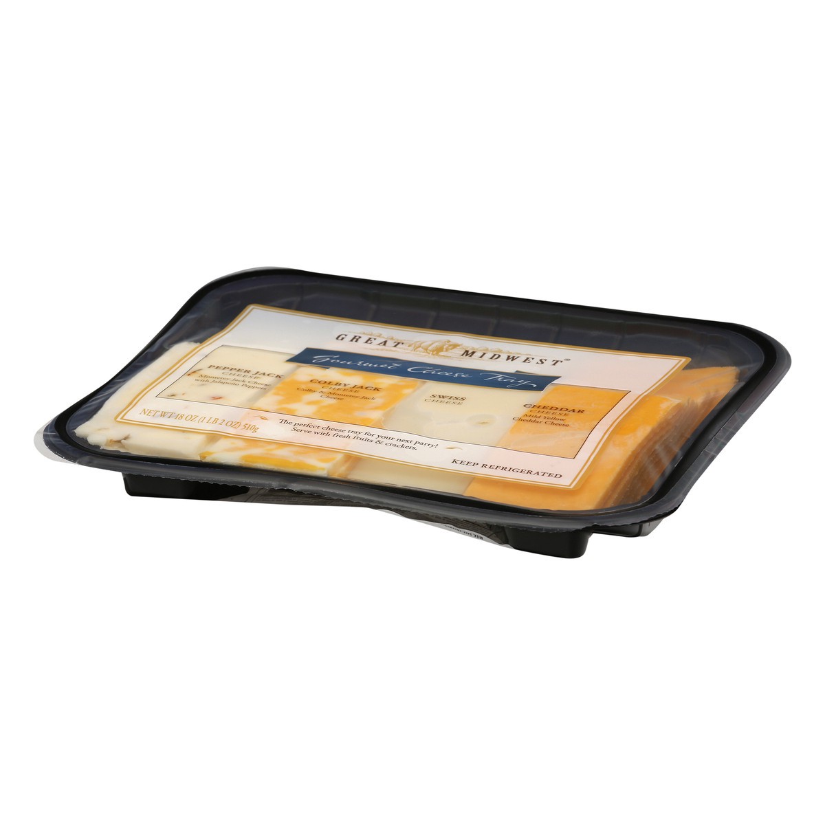 slide 4 of 12, Great Midwest Cheese Gourmet Cheese Tray 18 oz, 18 oz