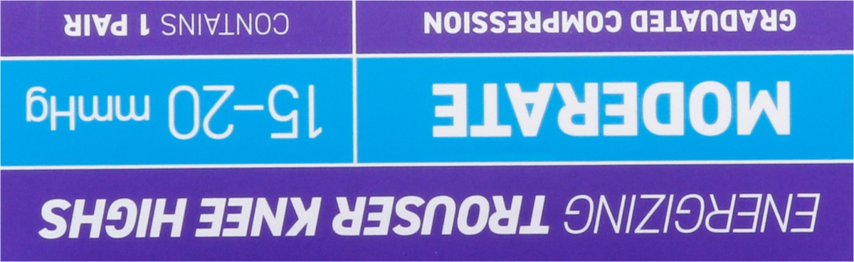 slide 10 of 12, Neo G Black Moderate Energizing Dress Socks Size M 1 ea, 1 ct