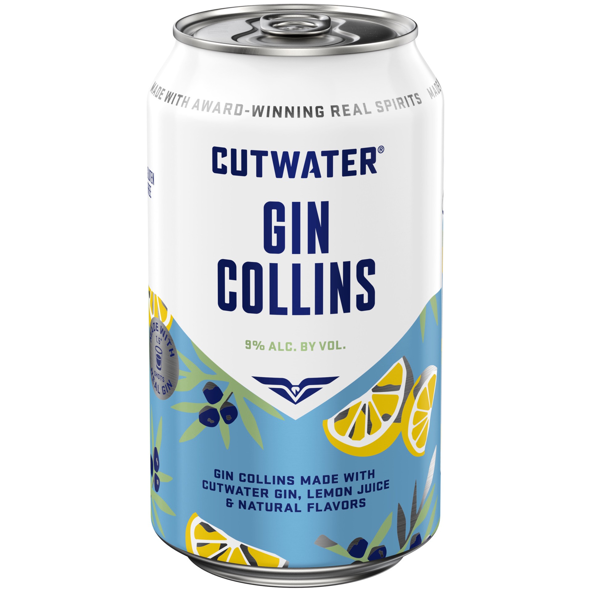 slide 2 of 5, Cutwater Spirits Gin Collins - 48 fl oz, 4 ct; 12 oz