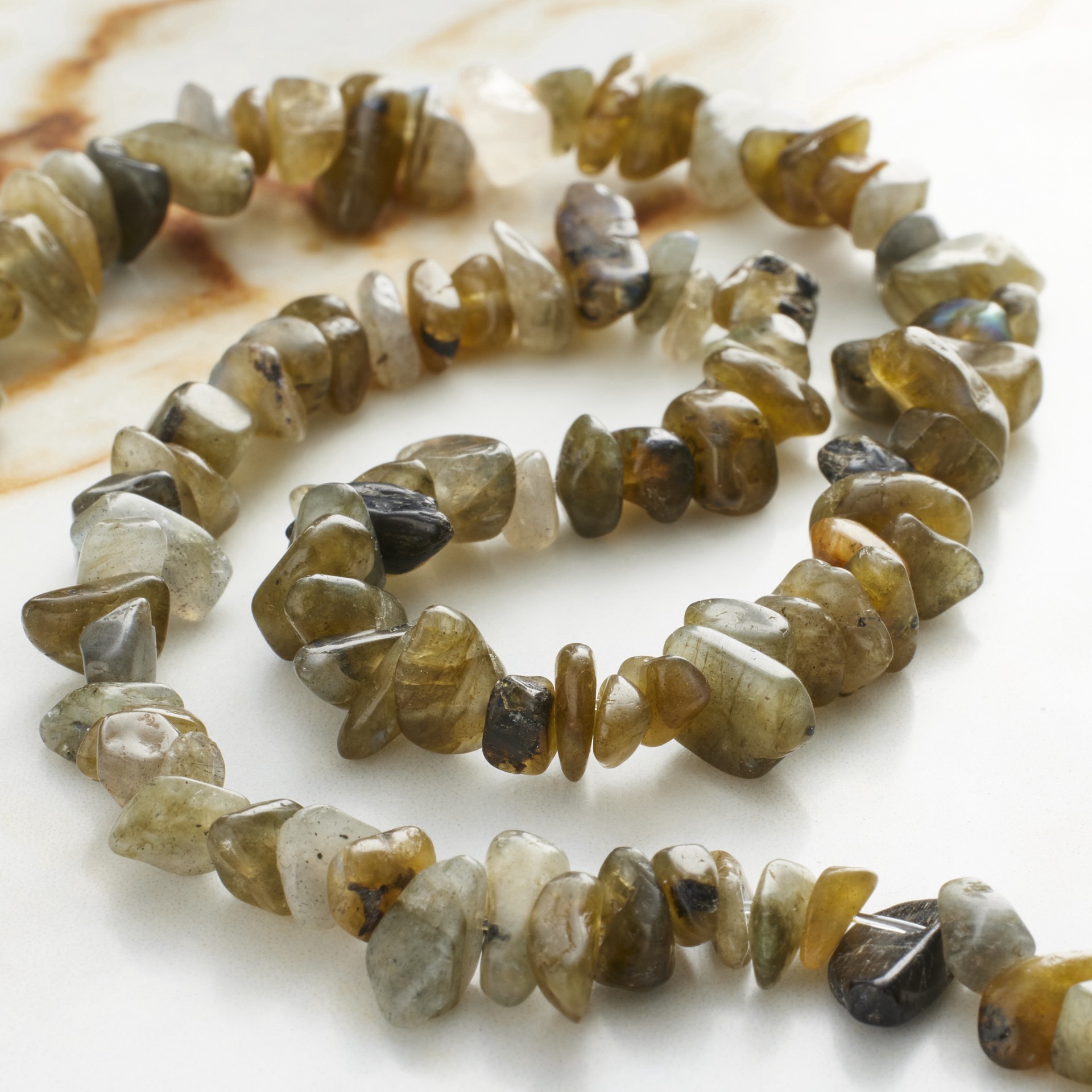 slide 3 of 3, Brown Labradorite Chip Beads By Bead Landing, 5mm-8mm