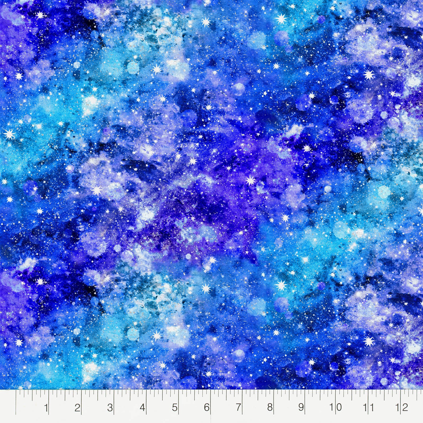 slide 6 of 8, Multicolor Element Printed Fabric Bundle By Loops & Threads, 18 in x 21 in