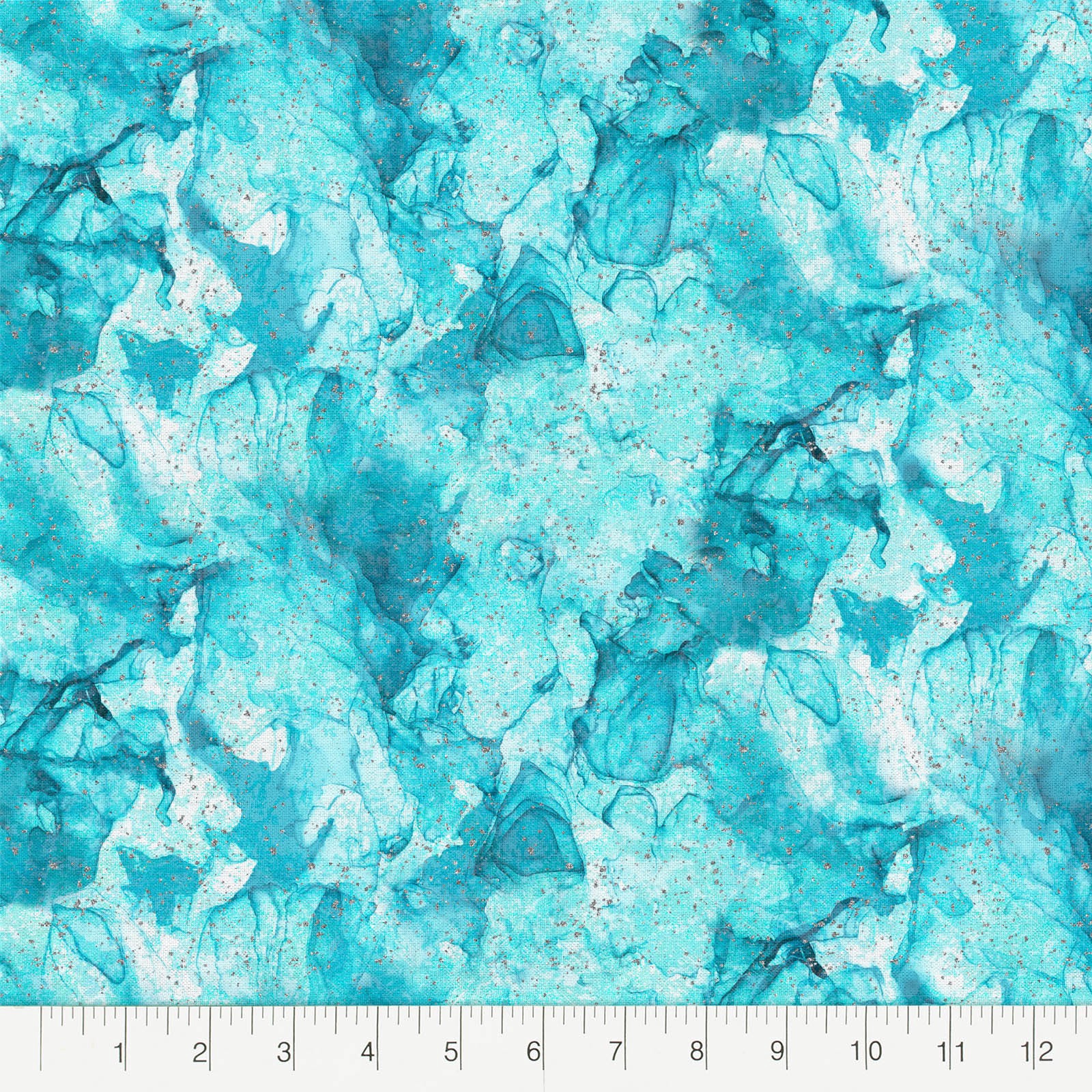 slide 5 of 8, Multicolor Element Printed Fabric Bundle By Loops & Threads, 18 in x 21 in