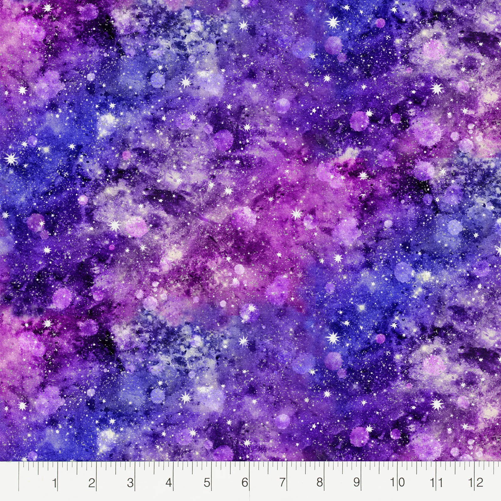 slide 4 of 8, Multicolor Element Printed Fabric Bundle By Loops & Threads, 18 in x 21 in