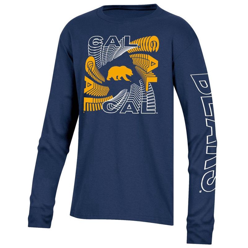 slide 1 of 3, NCAA Cal Golden Bears Boys' Long Sleeve T-Shirt - M, 1 ct
