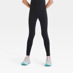 Girls' Everyday Soft Leggings - All In Motion™ Black S