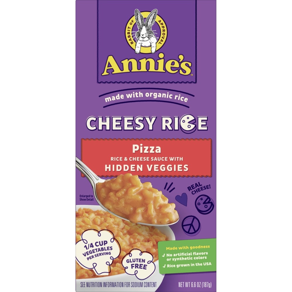 slide 1 of 1, Annie's Cheesy Rice Cheesy Pizza, 6.6 oz