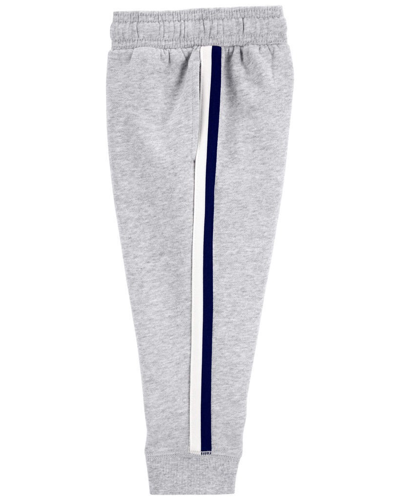 slide 2 of 4, Carter's Toddler Pull-On Fleece Pants Grey 5T, 1 ct