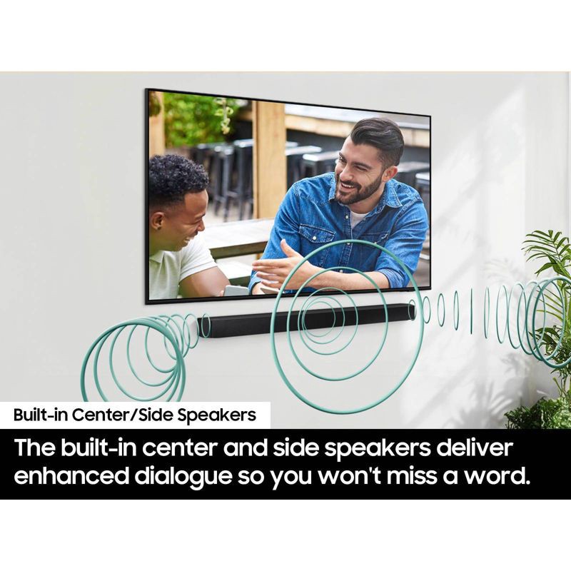 slide 8 of 11, Samsung 5.1ch. DTS Virtual:X Soundbar with Bass Boost and Wireless Sub (HW-B73MD) - Black, 1 ct