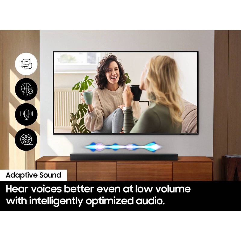 slide 10 of 11, Samsung 5.1ch. DTS Virtual:X Soundbar with Bass Boost and Wireless Sub (HW-B73MD) - Black, 1 ct