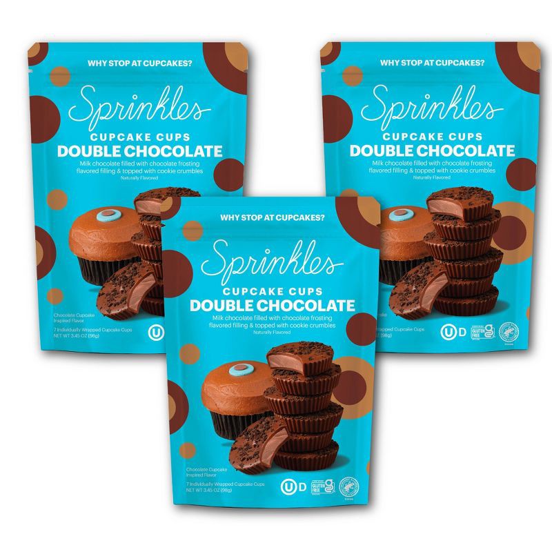 slide 3 of 9, Sprinkles Cupcakes Sprinkles Chocolate Double Chocolate Cups – 3.45oz, 3.45 oz