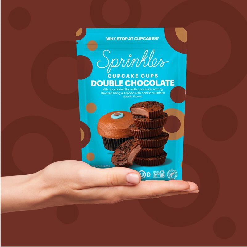 slide 5 of 9, Sprinkles Cupcakes Sprinkles Chocolate Double Chocolate Cups – 3.45oz, 3.45 oz