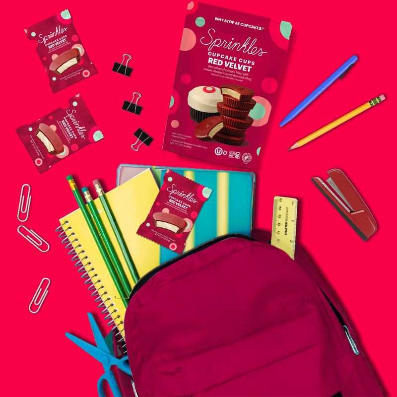 slide 5 of 8, Sprinkles Cupcakes Sprinkles Chocolate Red Velvet Cups – 3.45oz, 3.45 oz