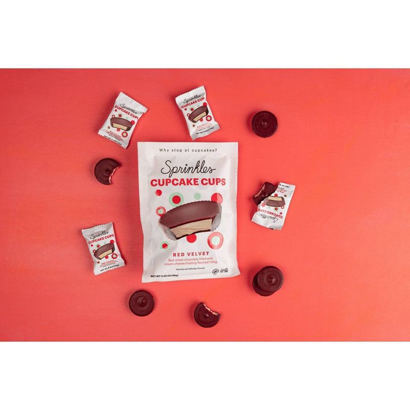 slide 8 of 8, Sprinkles Cupcakes Sprinkles Chocolate Red Velvet Cups – 3.45oz, 3.45 oz