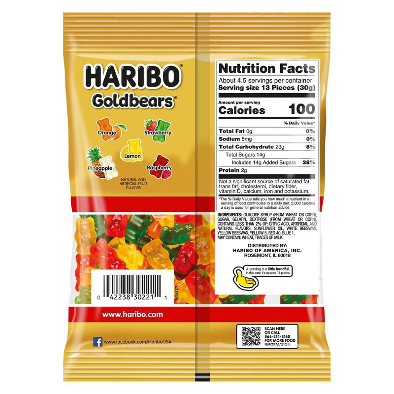 slide 2 of 3, Haribo Goldbears Candy - 5oz, 5 oz