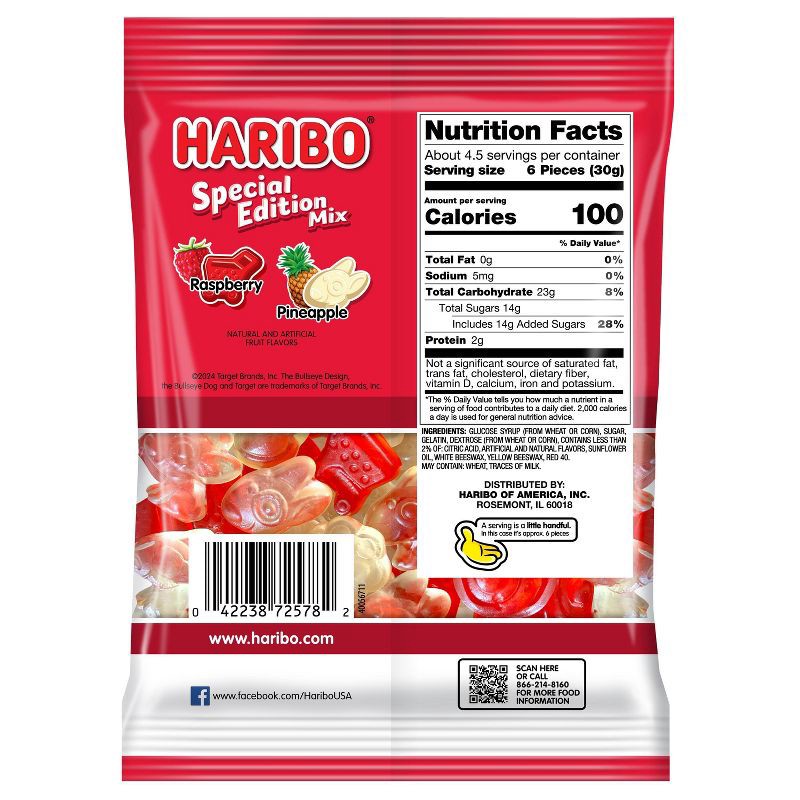 slide 2 of 3, Haribo Special Edition Gummy Candy Mix - 5oz, 5 oz