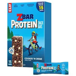 Zbar Protein Gluten Free Cookies 'N Crème Granola Snack Bars - 5g Protein - 19.05oz/15pk