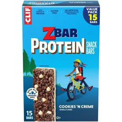 Zbar Protein Cookies 'N Crème Granola Bars Made with Organic Oats - 5g Protein - 19.05oz/15pk