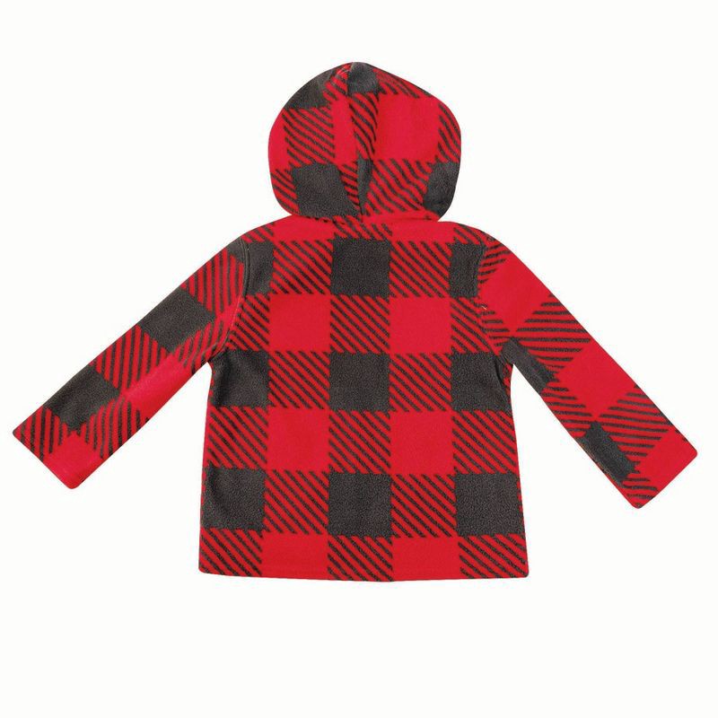 slide 2 of 3, NCAA Utah Utes Toddler Boys' Buff Checkered Zip-Up Jacket - 3T: Lightweight Polyester Anorak with Seam Pockets, 1 ct