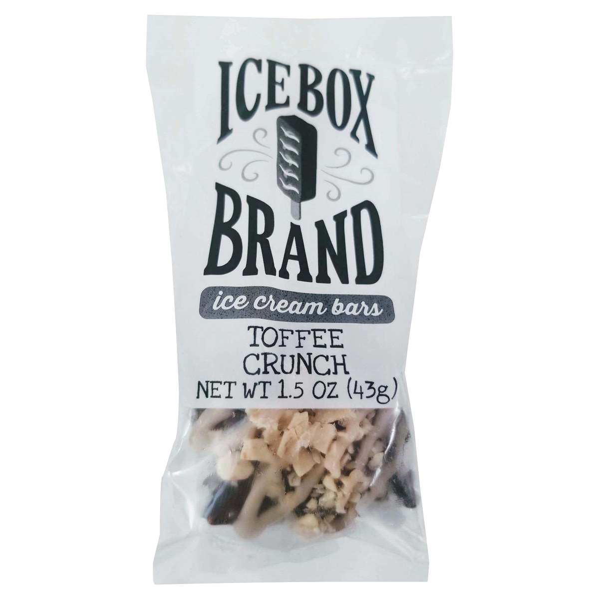slide 1 of 5, Ice Box Brand Morinco Toffee Crunch Mini Size, 1.4 oz